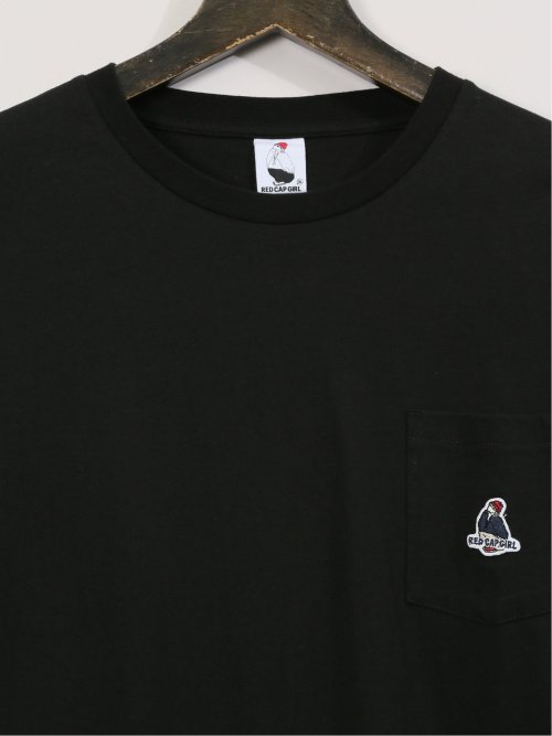 【大きいサイズ】レッドキャプガール/RED CAP GIRL 綿天竺 クルーネック長袖Tシャツ