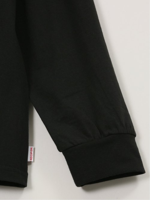 【大きいサイズ】レッドキャプガール/RED CAP GIRL 綿天竺 クルーネック長袖Tシャツ