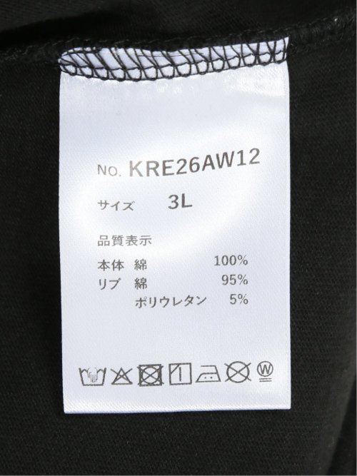 【大きいサイズ】レッドキャプガール/RED CAP GIRL 綿天竺 クルーネック長袖Tシャツ