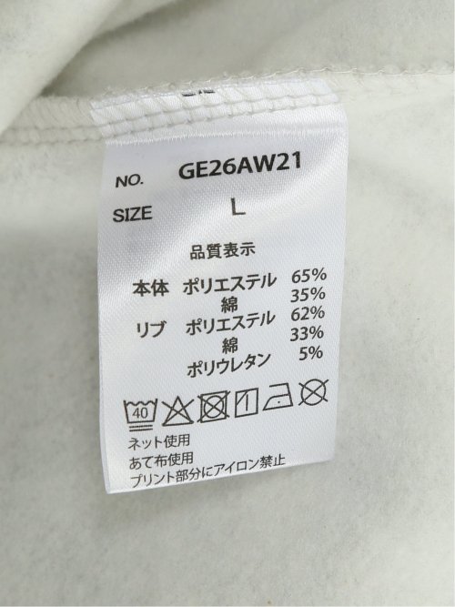 【大きいサイズ】ジェリー/GERRY 裏起毛 バックプリント プルパーカー