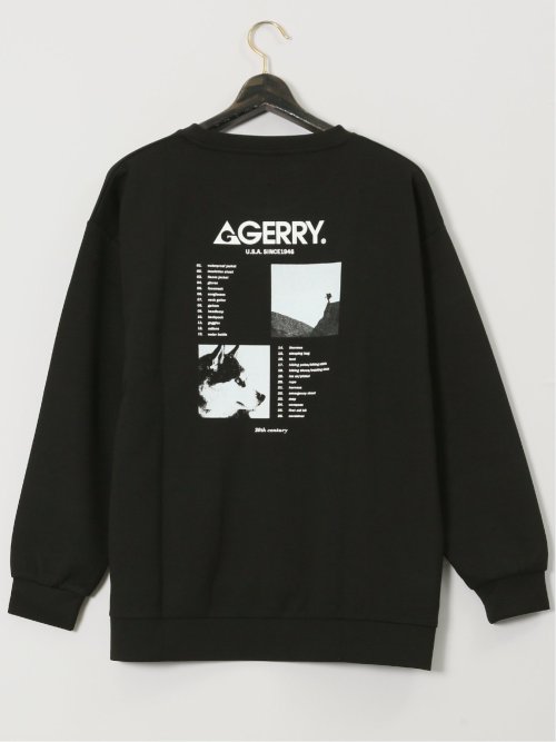 【大きいサイズ】ジェリー/GERRY ダンボール クルー長袖プルオーバー