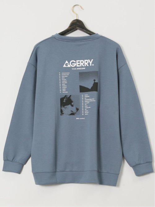 【大きいサイズ】ジェリー/GERRY ダンボール クルー長袖プルオーバー