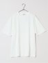 【DRESS T-SHIRT】シルケットコットン スロープネック半袖Tシャツ