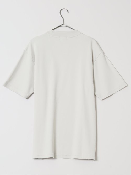 【DRESS T-SHIRT】シルケットコットン スロープネック半袖Tシャツ