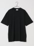 【DRESS T-SHIRT】シルケットコットン スロープネック半袖Tシャツ
