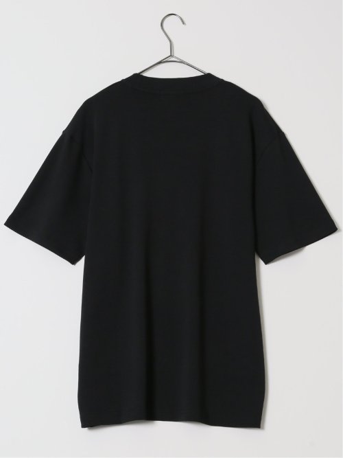 【DRESS T-SHIRT】シルケットコットン スロープネック半袖Tシャツ