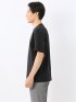【DRESS T-SHIRT】シルケットコットン スロープネック半袖Tシャツ