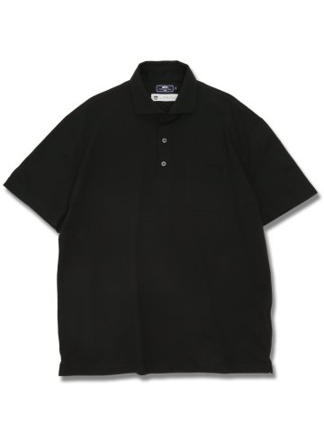 【大きいサイズ】グランバック/GRAND-BACK 綿混 ワイドカラー半袖ポロシャツ