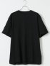 【大きいサイズ】AUVIEUX CONTINENT by gim ストレッチ 接触冷感 シルケットスムース スロープネック 半袖 Tシャツ