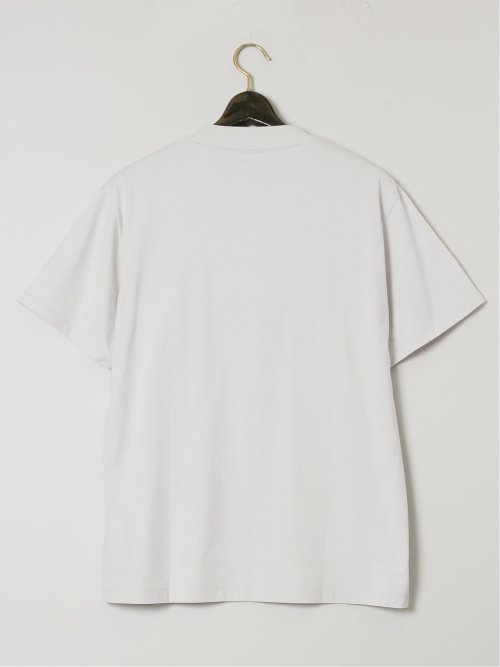 【大きいサイズ】ジム/GIM プラチナフェイスコットン スロープネック半袖Tシャツ