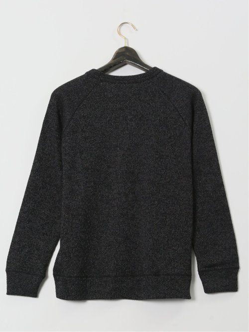 【大きいサイズ】エアロポステール/AEROPOSTALE ローゲージ鹿の子 クルーネック長袖プルオーバー