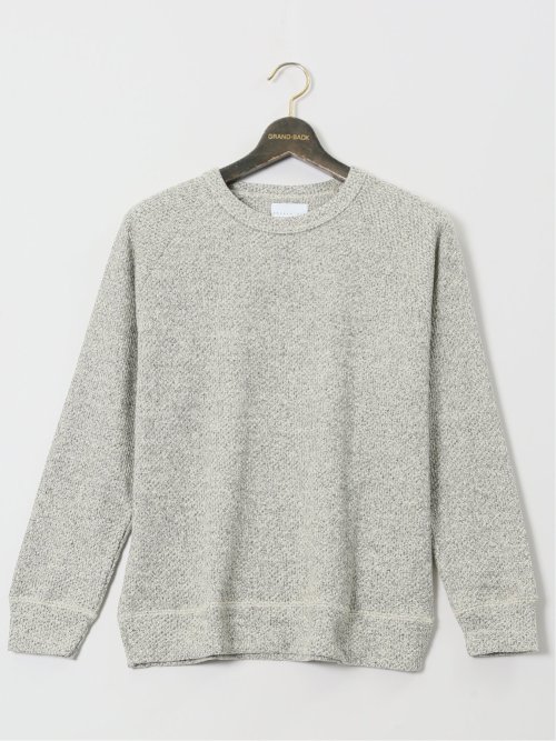 【大きいサイズ】エアロポステール/AEROPOSTALE ローゲージ鹿の子 クルーネック長袖プルオーバー