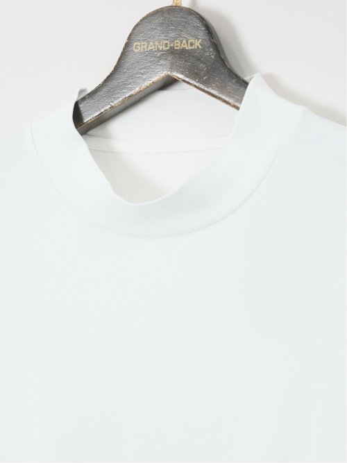 【大きいサイズ】ジム/GIM 綿100% 抗菌防臭 ハイネック長袖Tシャツ