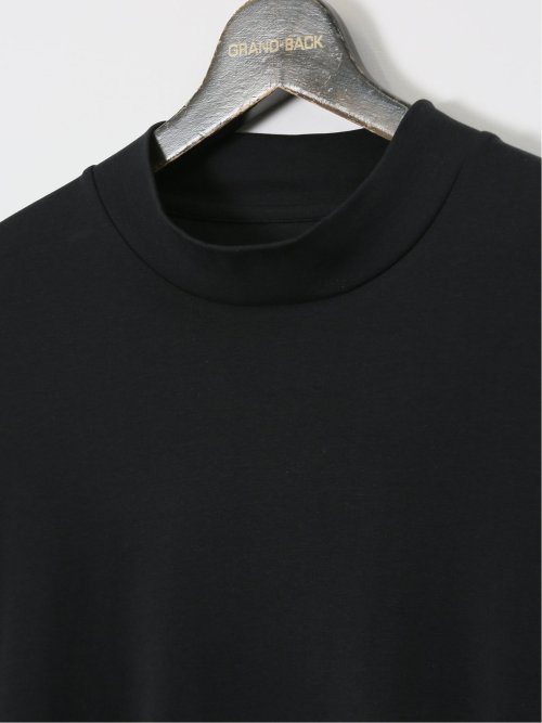 【大きいサイズ】ジム/GIM 綿100% 抗菌防臭 ハイネック長袖Tシャツ