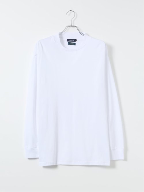 大きいサイズ】ジム Tシャツ メンズ 長袖 綿 コットン スロープネック