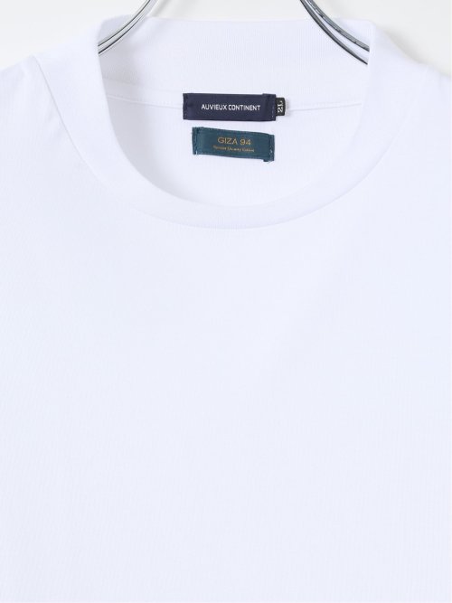 【大きいサイズ】ジム Tシャツ メンズ 長袖 綿 コットン スロープネック 無地 GIZA 94 オービューコンティネント