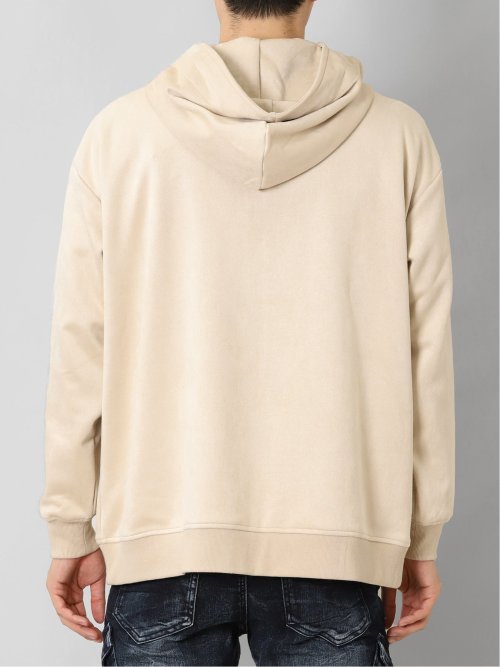 ニットスエード トリミング BIGパーカー