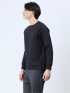 【DRESS T-SHIRT】綿ストレッチ クルーネック長袖Tシャツ