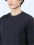 【DRESS T-SHIRT】綿ストレッチ クルーネック長袖Tシャツ