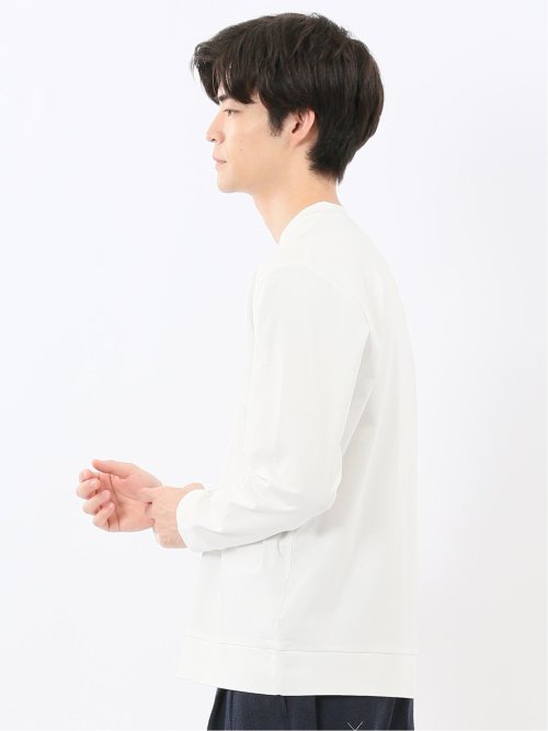 【DRESS T-SHIRT】シルケットスムス スロープネック 長袖Tシャツ