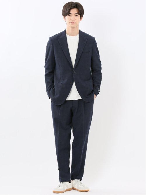 【DRESS T-SHIRT】シルケットスムス スロープネック 長袖Tシャツ