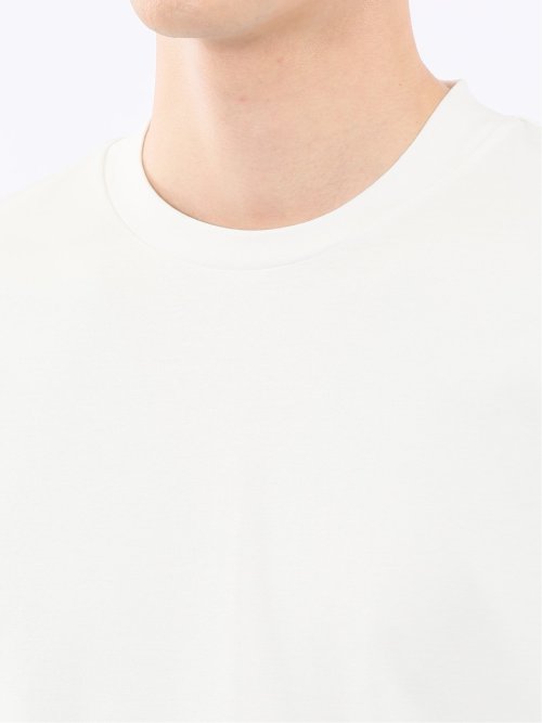 【DRESS T-SHIRT】シルケットスムス スロープネック 長袖Tシャツ