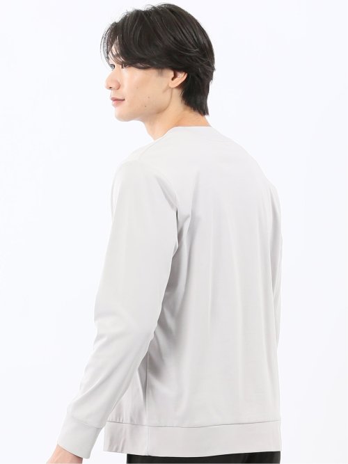 【DRESS T-SHIRT】シルケットスムス スロープネック 長袖Tシャツ