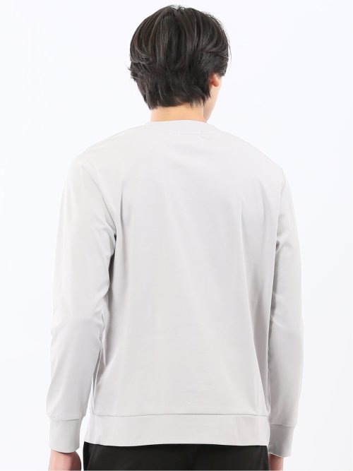 【DRESS T-SHIRT】シルケットスムス スロープネック 長袖Tシャツ