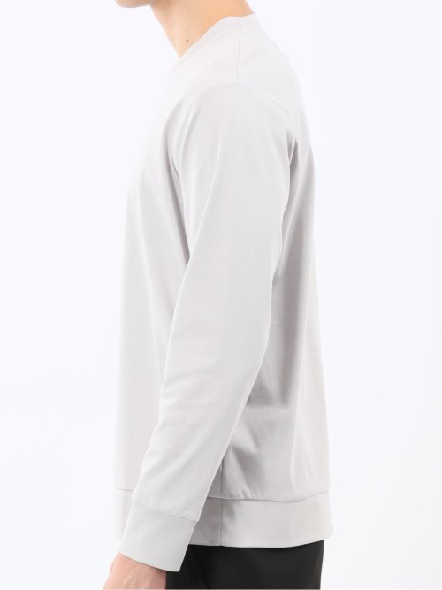 【DRESS T-SHIRT】シルケットスムス スロープネック 長袖Tシャツ