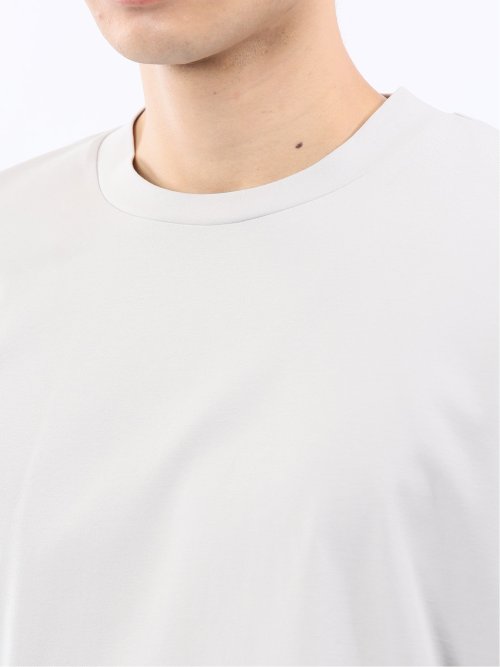 【DRESS T-SHIRT】シルケットスムス スロープネック 長袖Tシャツ