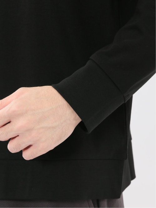 【DRESS T-SHIRT】シルケットスムス スロープネック 長袖Tシャツ