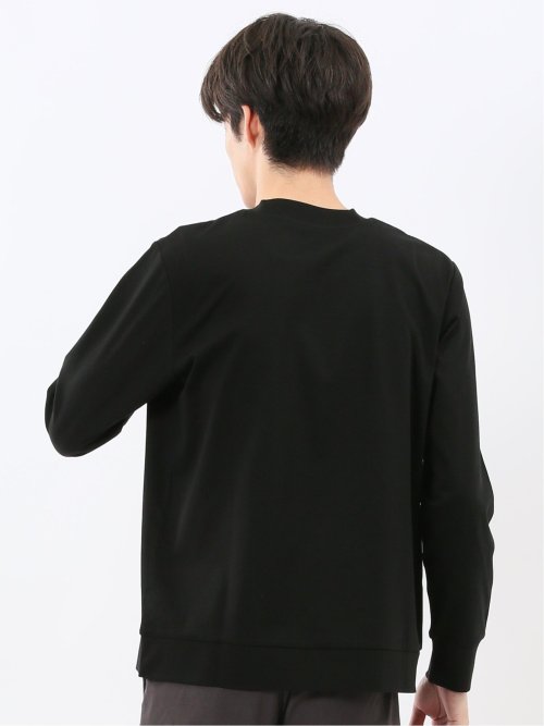 【DRESS T-SHIRT】シルケットスムス スロープネック 長袖Tシャツ