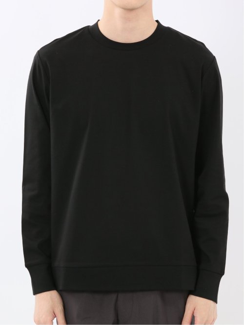 【DRESS T-SHIRT】シルケットスムス スロープネック 長袖Tシャツ