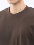 【DRESS T-SHIRT】シルケットスムス スロープネック 長袖Tシャツ