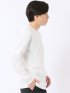 Tシャツ メンズ 長袖 ストレッチ UV 綿 コットン 無地 シルケット スムス スロープネック ドレスT