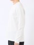Tシャツ メンズ 長袖 ストレッチ UV 綿 コットン 無地 シルケット スムス スロープネック ドレスT