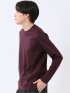 Tシャツ メンズ 長袖 ストレッチ UV 綿 コットン 無地 シルケット スムス スロープネック ドレスT