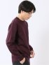 Tシャツ メンズ 長袖 ストレッチ UV 綿 コットン 無地 シルケット スムス スロープネック ドレスT
