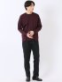 Tシャツ メンズ 長袖 ストレッチ UV 綿 コットン 無地 シルケット スムス スロープネック ドレスT