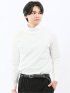 【DRESS T-SHIRT】シルケットスムス ハイネック 長袖Tシャツ