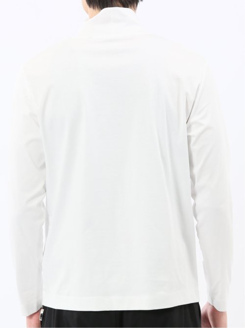 【DRESS T-SHIRT】シルケットスムス ハイネック 長袖Tシャツ