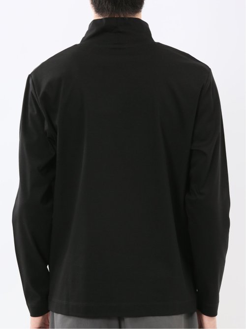 【DRESS T-SHIRT】シルケットスムス ハイネック 長袖Tシャツ