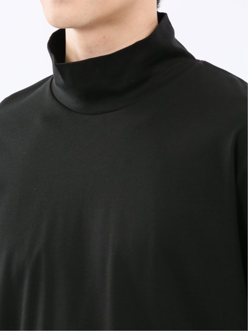 【DRESS T-SHIRT】シルケットスムス ハイネック 長袖Tシャツ