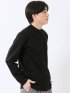 Tシャツ メンズ 長袖 ストレッチ UV 綿 コットン 無地 シルケット スムス モックネック ドレスT