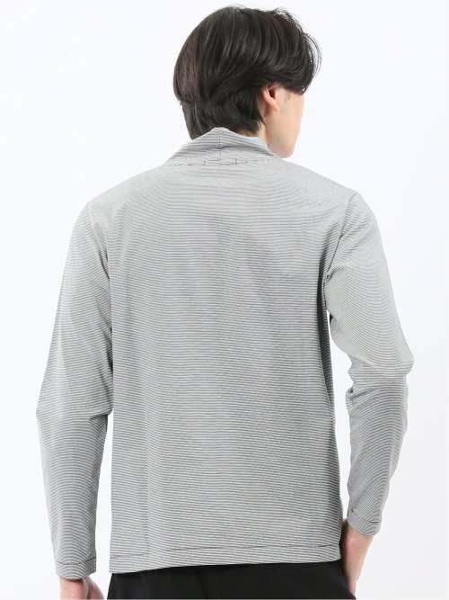 【DRESS T-SHIRT】シルケットスムス ハイネック 長袖Tシャツ