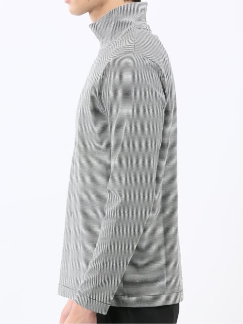 【DRESS T-SHIRT】シルケットスムス ハイネック 長袖Tシャツ