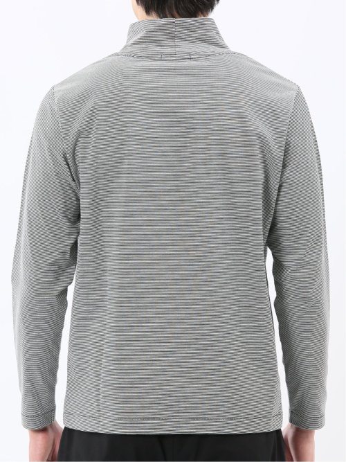 【DRESS T-SHIRT】シルケットスムス ハイネック 長袖Tシャツ