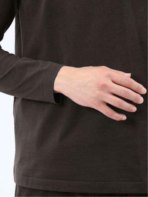 【DRESS T-SHIRT】シルケットスムス ハイネック 長袖Tシャツ