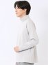 Tシャツ メンズ 長袖 ストレッチ 抗菌防臭 UV 綿 コットン 無地 シルケット スムス タートルネック ドレスT