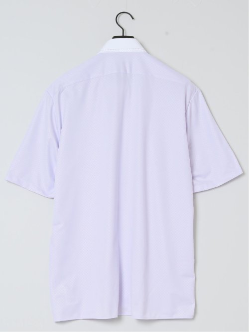 Biz トリコット ボタンダウン半袖 ビズシャツ